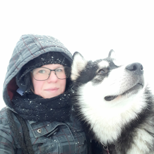 Bilder Hund u. Personen